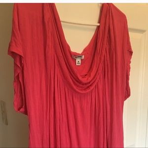Old navy Bright pink cowl neck top